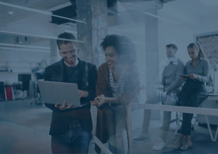 Team  in collaborazione digitale